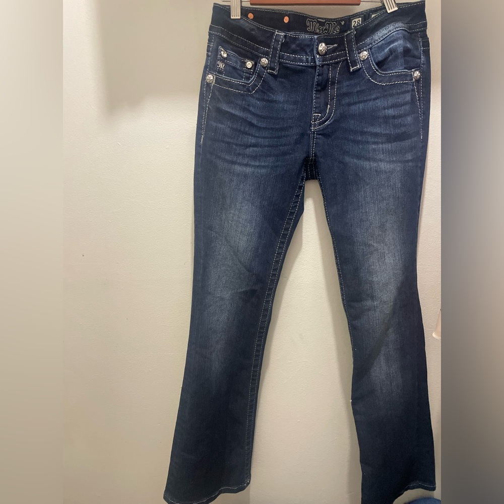 Miss Me Women's Dark Blue Boot Cut Jeans
